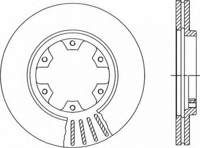 OPEN PARTS bdr138420 -  Тормозной диск